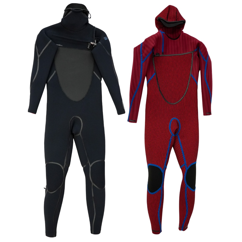 Psycho Tech 5.5/4Mm Chest Zip Full w/ Hood (Black/Black)