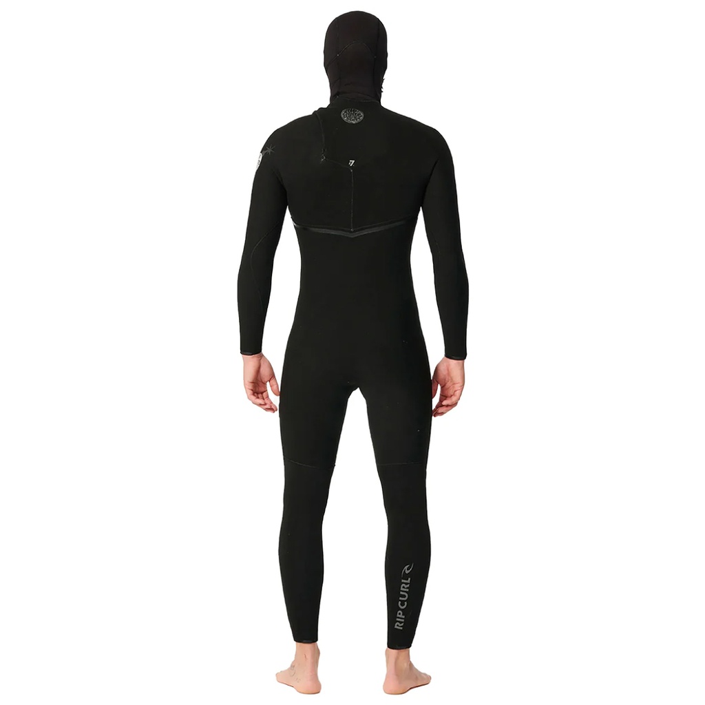 E-Bomb 4/3 Hooded Zip Free Wetsuit (Black)
