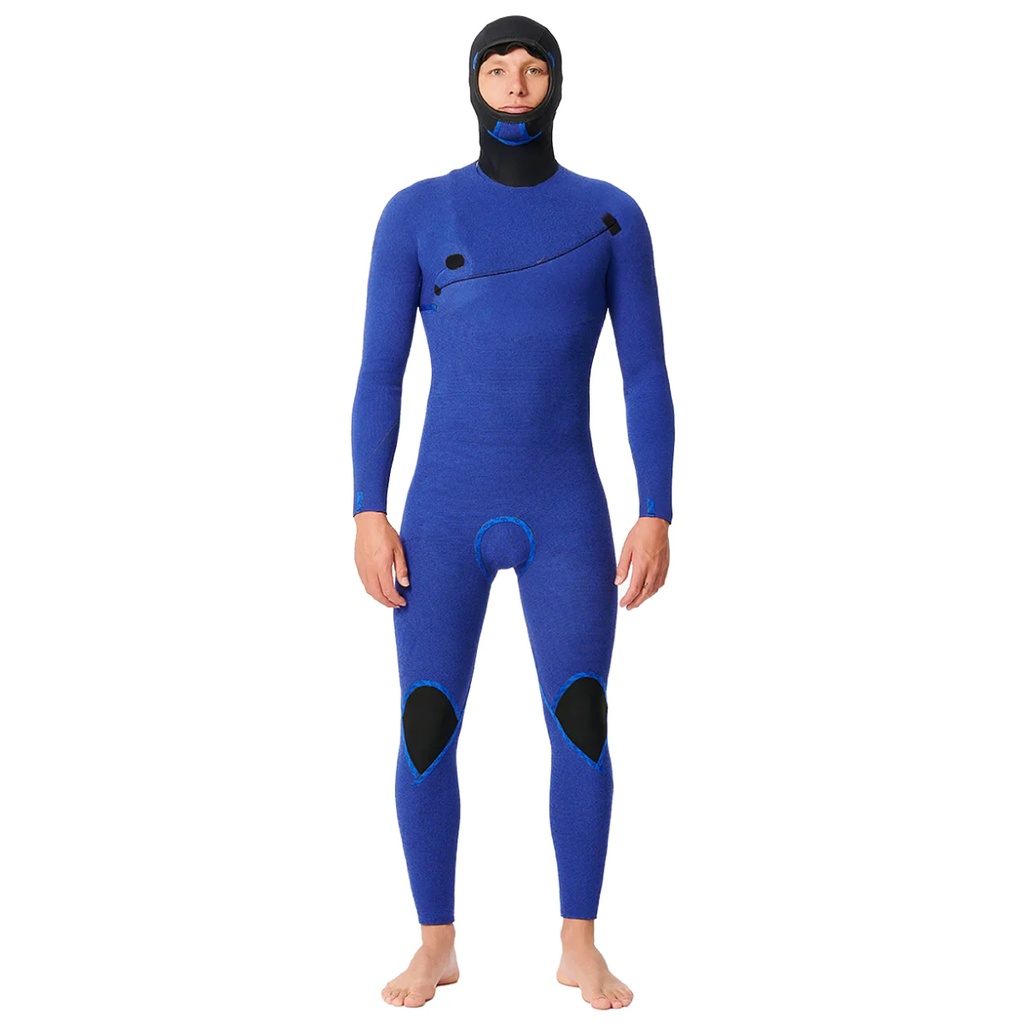 E-Bomb 4/3 Hooded Zip Free Wetsuit (Black)
