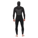 Flashbomb 5/4 Hooded Chest Zip Wetsuit (Black)
