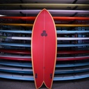 Channel Islands Febs Fish PU/Poly 5'7" - bottom