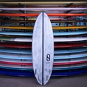 Slater Designs S Boss Volcanic 5'8" Bottom of Board