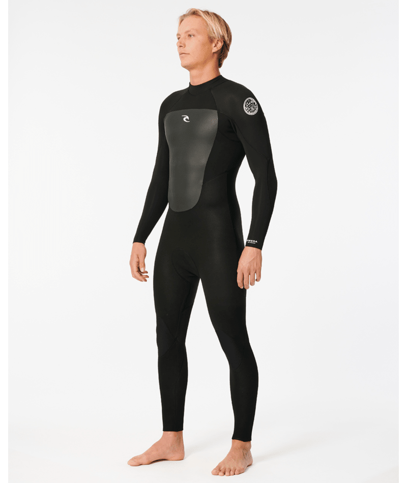 Omega 3/2mm Back Zip Full Suit (SP26 Black)