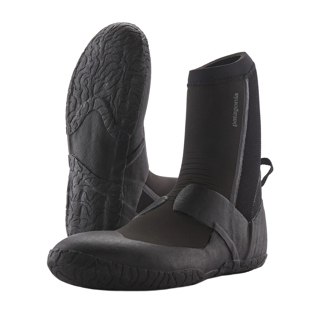 Patagonia R5 Yulex Regulator 7mm Round Toe Boot (Black)