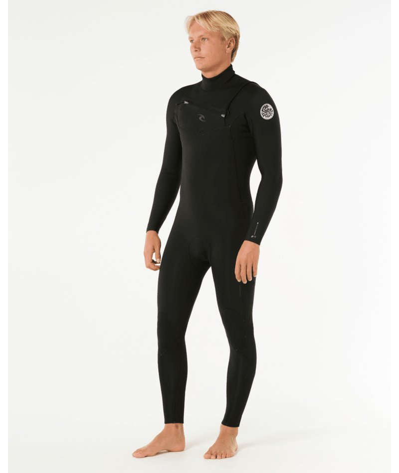 Dawn Patrol 4/3mm Chest Zip (Black)