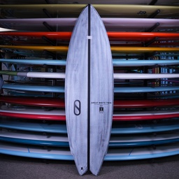 [IGWT-511-3-VOL-3WHT] Slater Designs Great White Twin Volcanic 5'11"