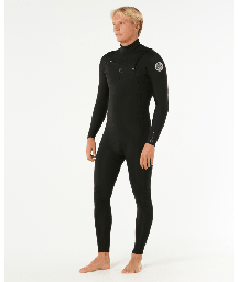 Dawn Patrol 4/3mm Chest Zip (Black)