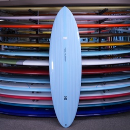 [HI-MD6M-TBR-64-LTBLU] Harley Ingleby Mid 6 Mini TB Red 6'4"