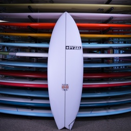 [1064172] Pyzel Tiger Twin PU/Poly 5'4"